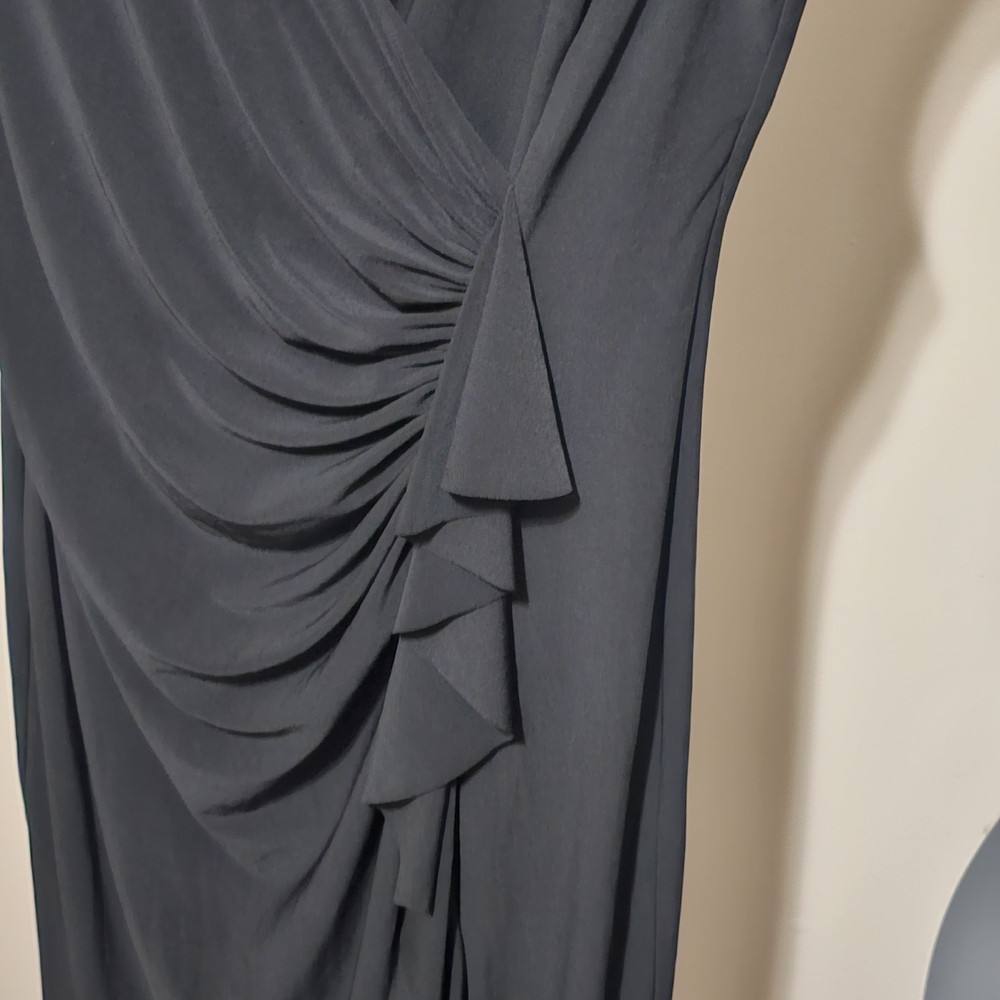 American Living Black Midi Dress Size 14 - Picture 6 of 8